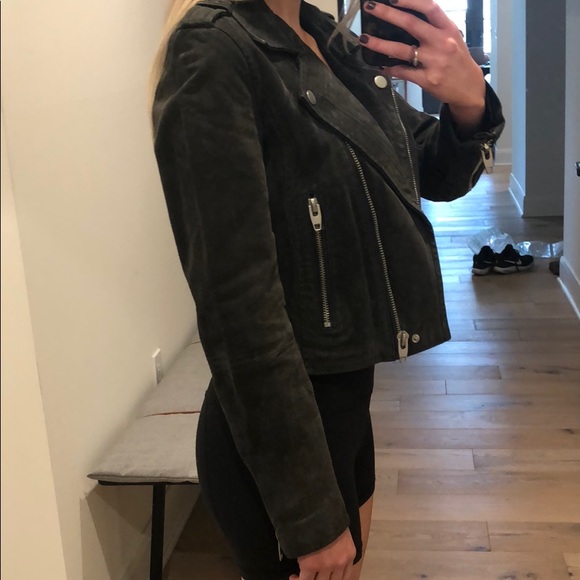 Suede Motorcycle Jacket - Picture 4 of 11